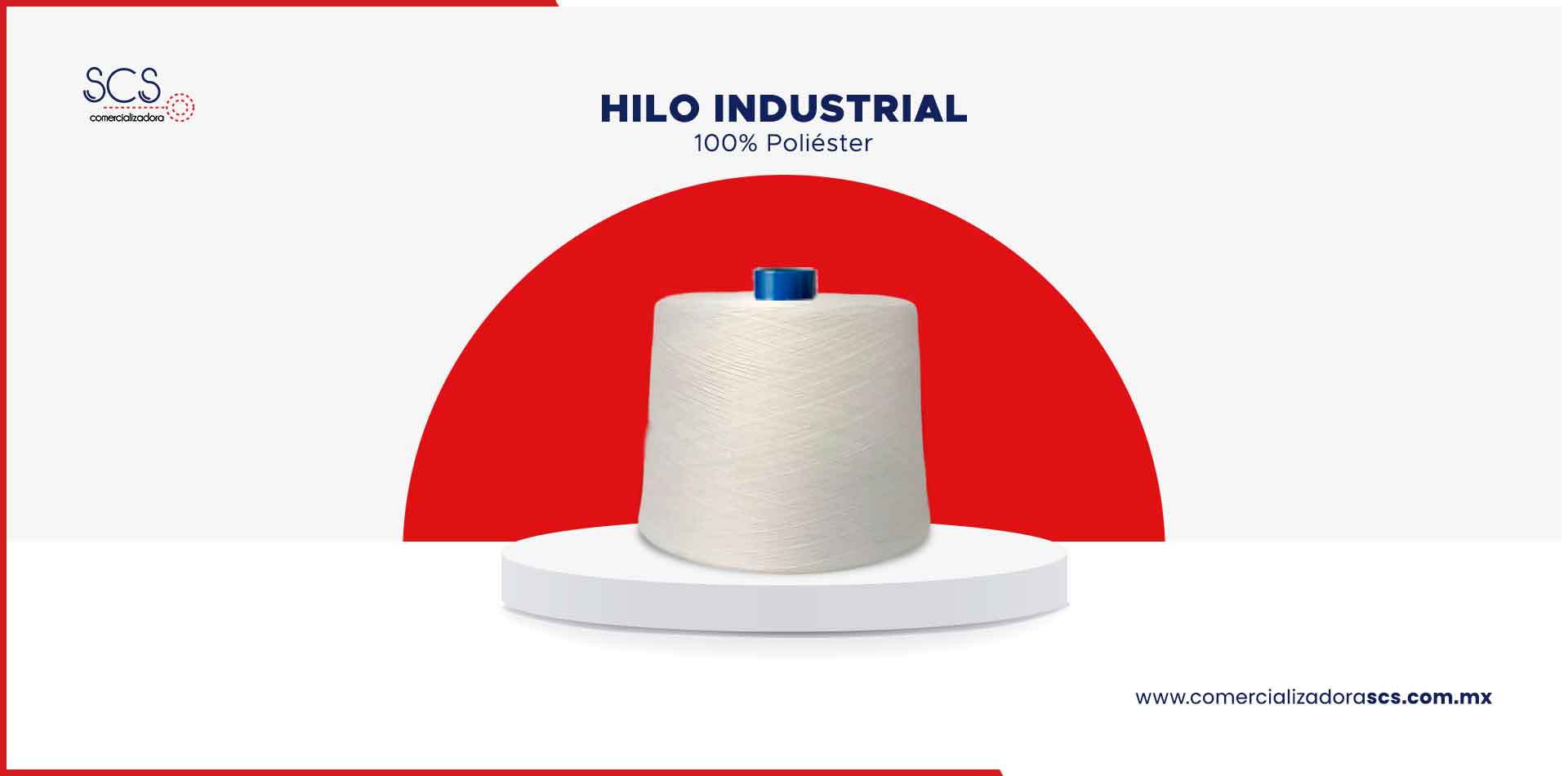 Hilo Industrial 100% Poliéster