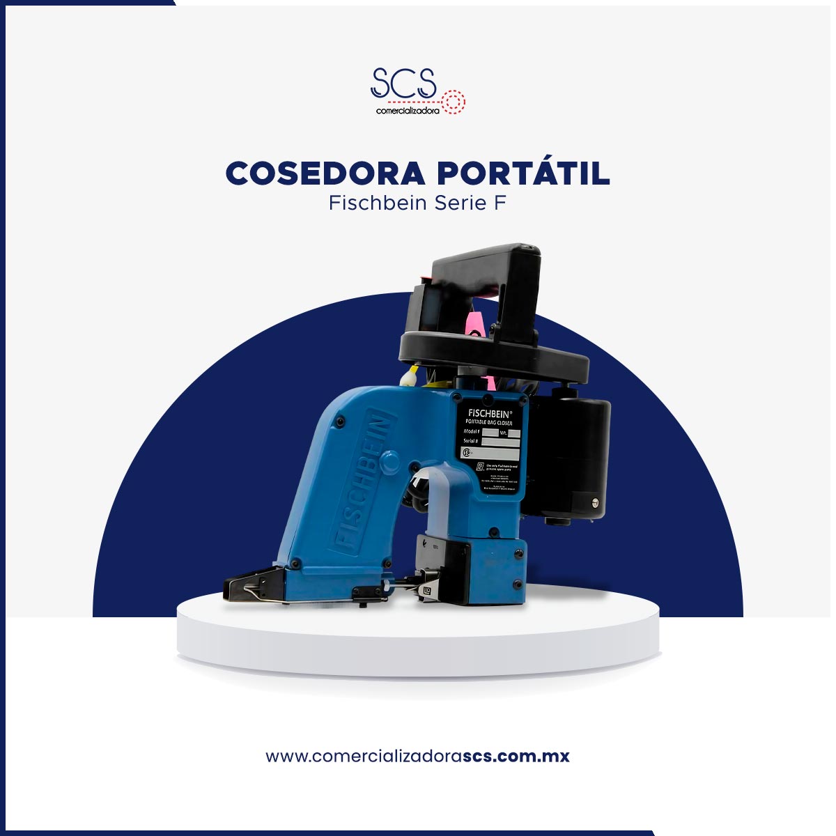 Máquina Cosedora Portátil Fiscjbein Serie F